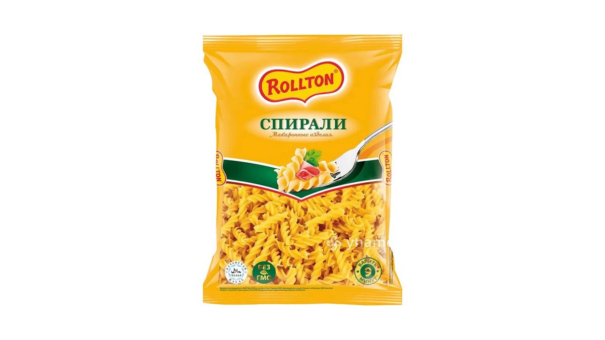 Макароны Роллтон спирали 400 г