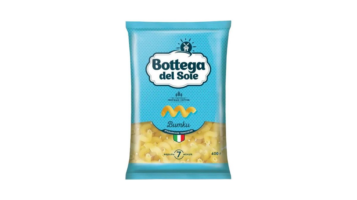 Макароны Bottega Del Sole витки 400 г