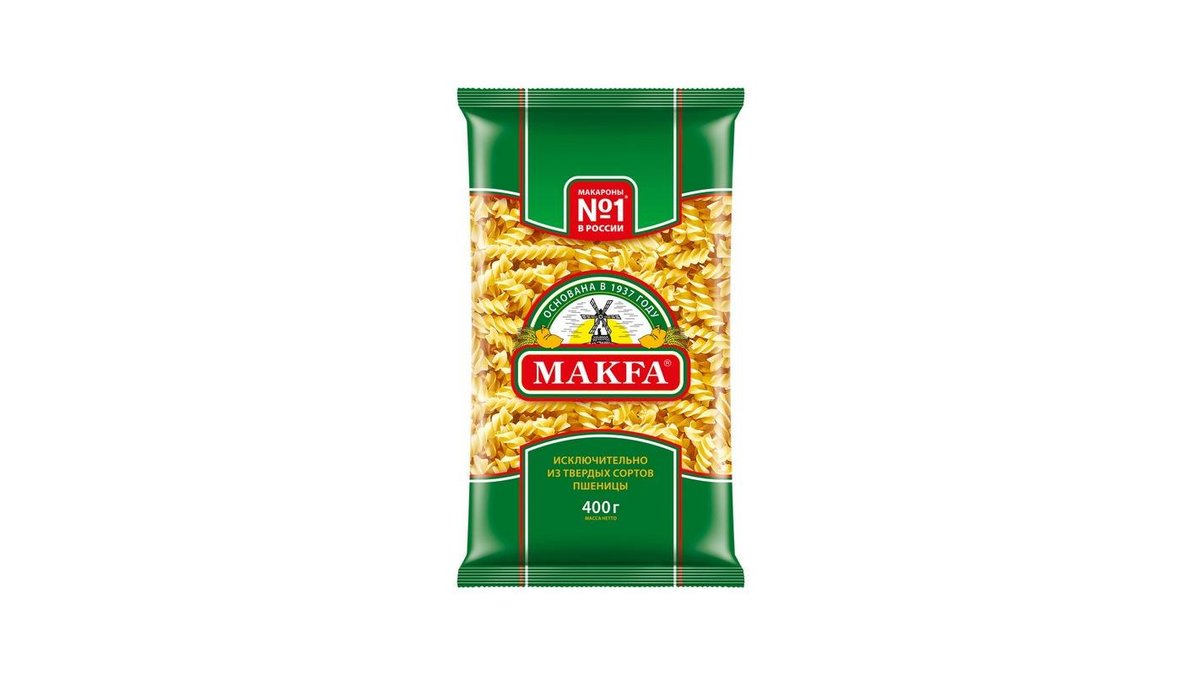 Макароны Макфа спирали 400 г
