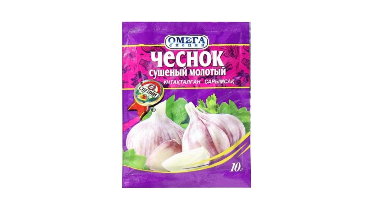 Чеснок Омега сушеный молотый 10 г