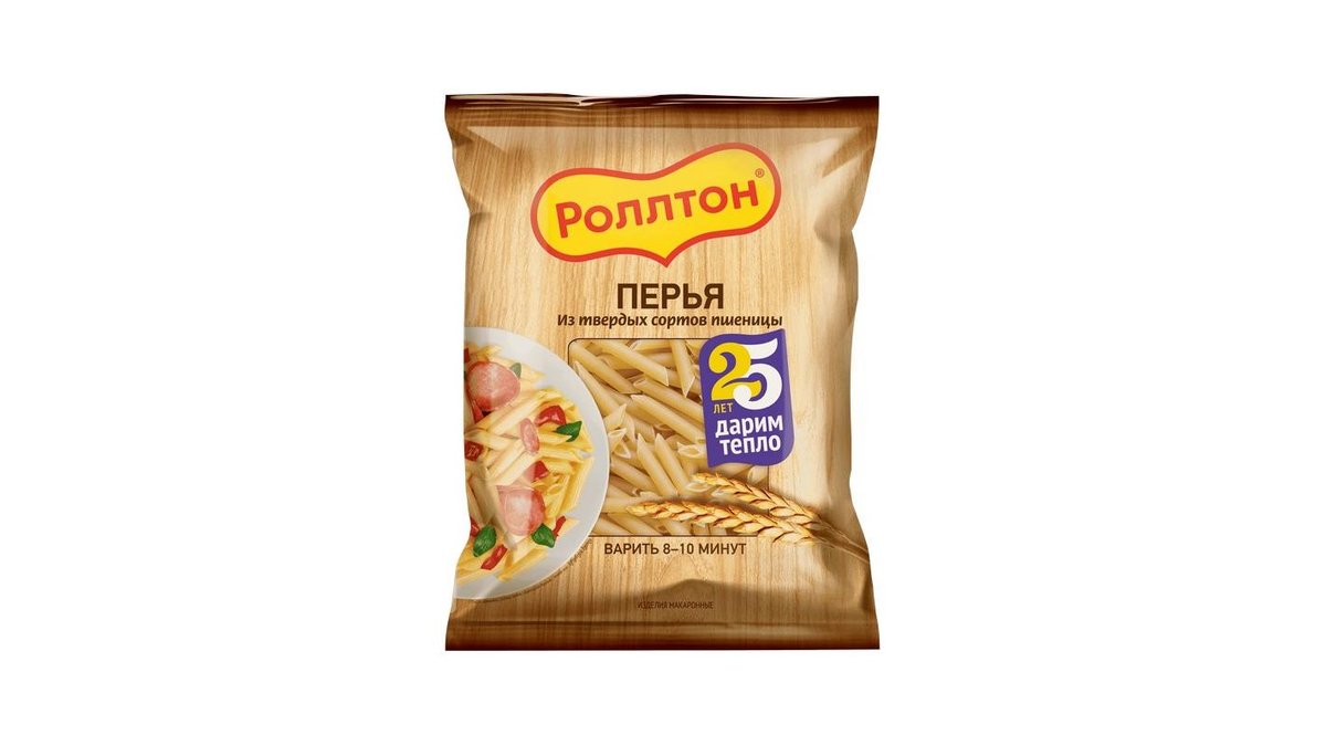 Макароны Роллтон перья 400 г