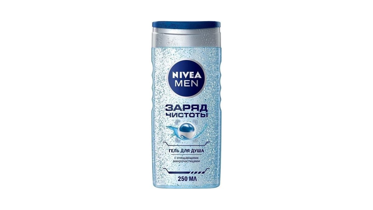 Гель для душа Nivea Men Заряд чистоты 250 мл
