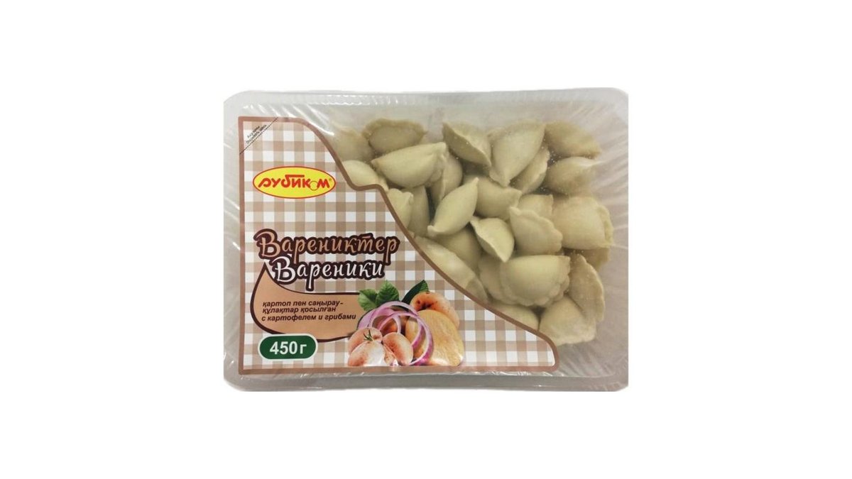 Вареники Рубиком картофель с грибами 450 г