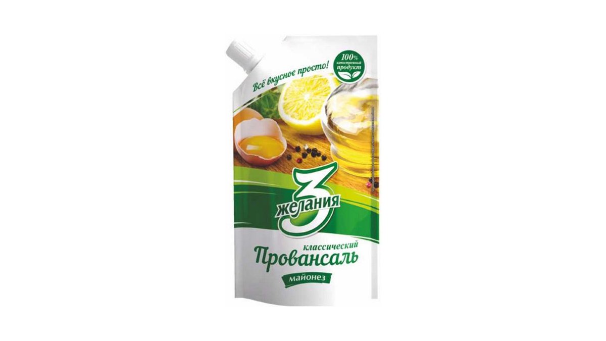 Майонез 3 Желания Классический 50,5% 380 г