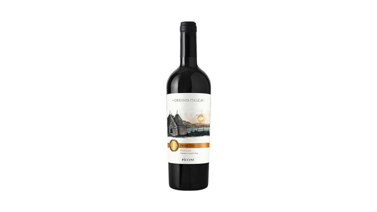 Вино Piccini Primitivo красное сухое 0,75 л