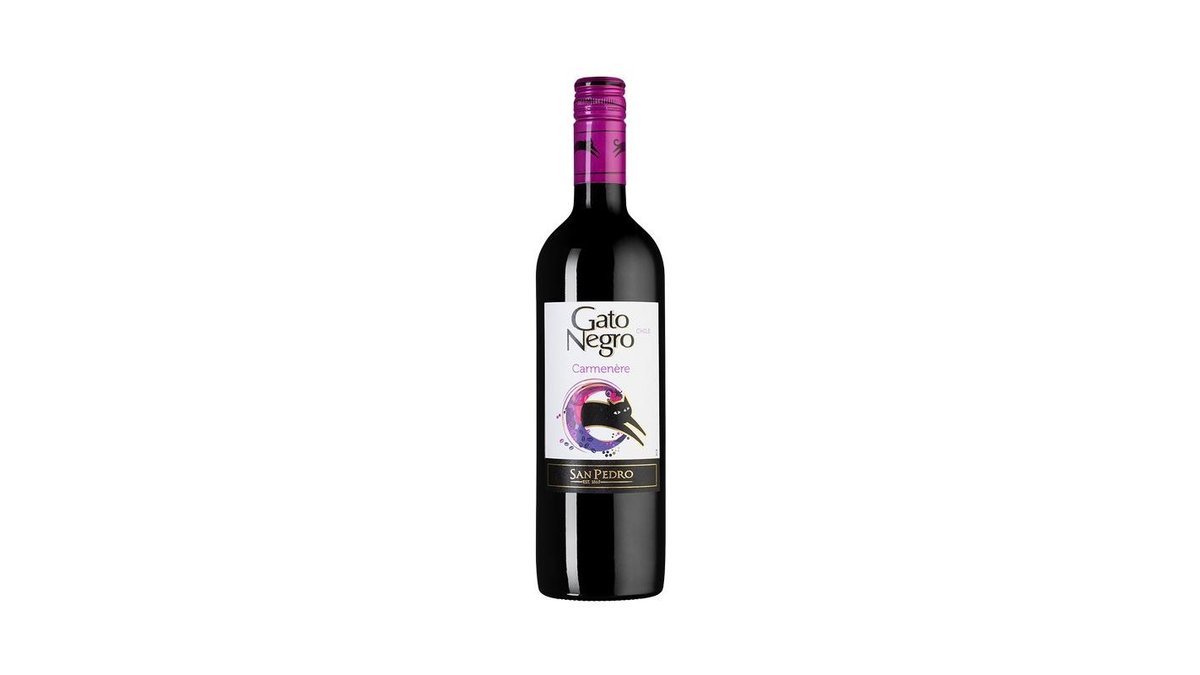 Вино Gato Negro Carmenere красное сухое 0,75 л