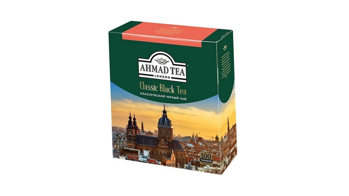 Чай Ahmad Tea Классический черный 100 пакетиков