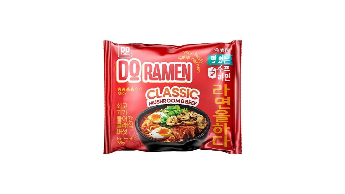 Лапша Do Food Ramen грибы-говядина 109 г