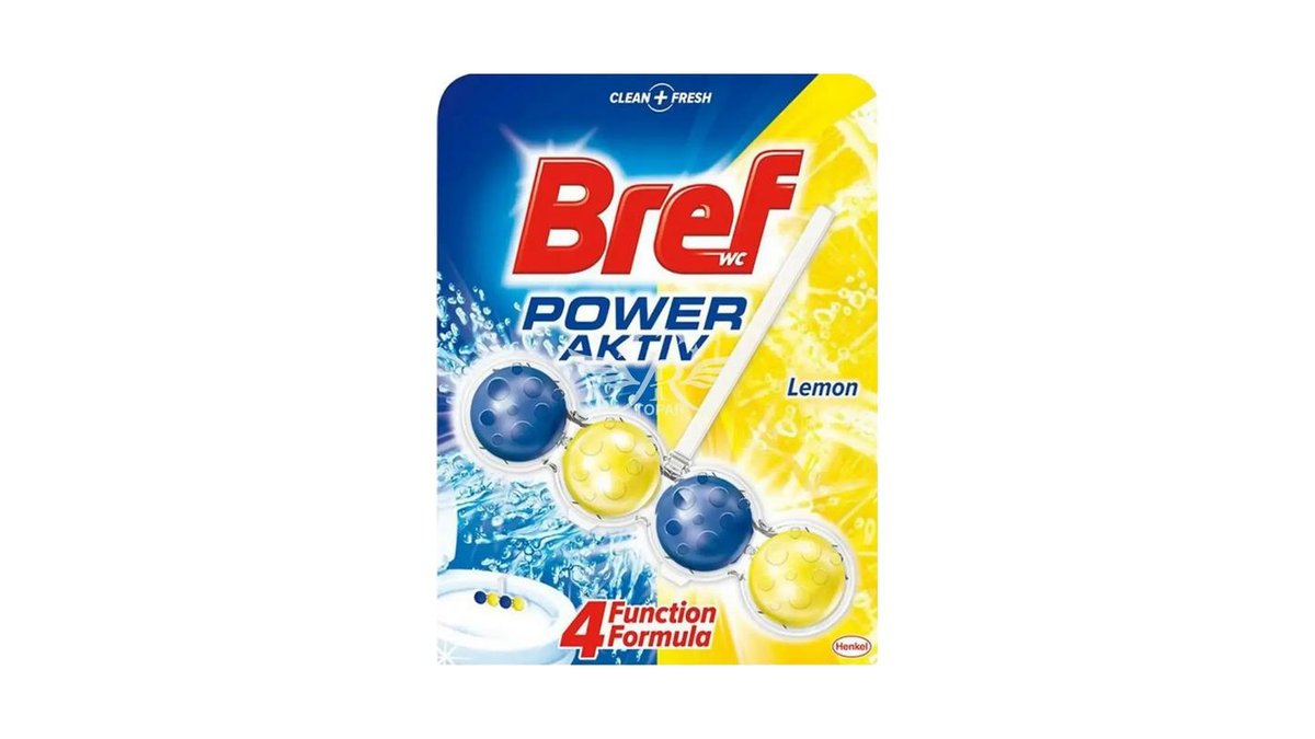 Римблок для унитаза Bref Сила-Актив Лимон 50 г