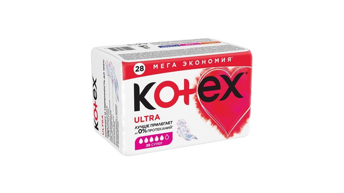 Прокладки Kotex ultra net quadro super pads 32шт