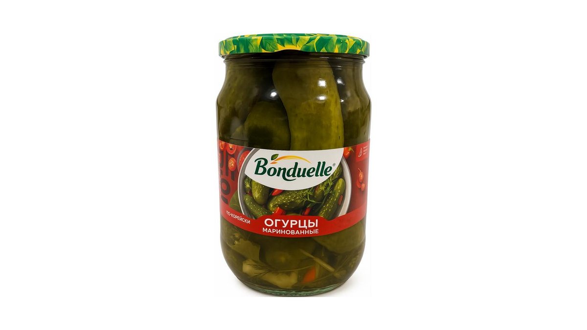 Огурцы Bonduelle маринованные по-корейски 720 мл
