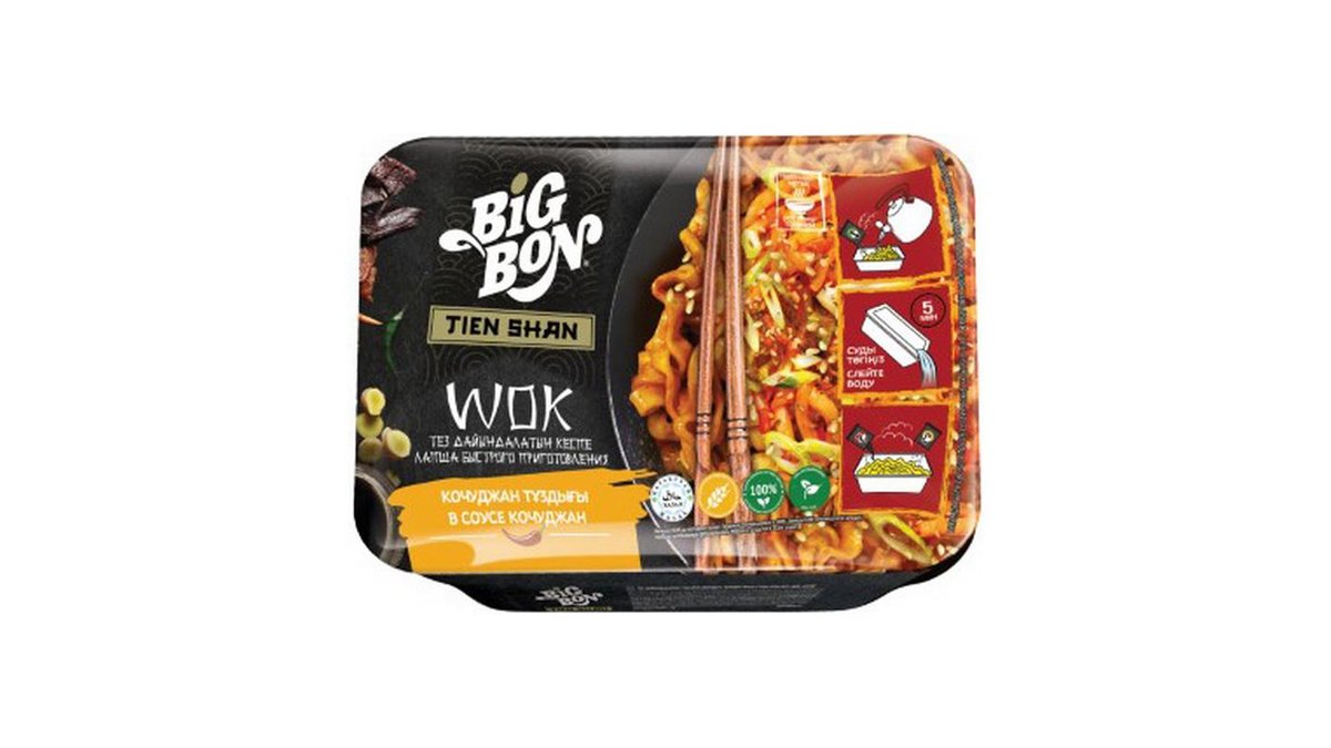 Лапша Big Bon Wok соус Кочуджан 85 г