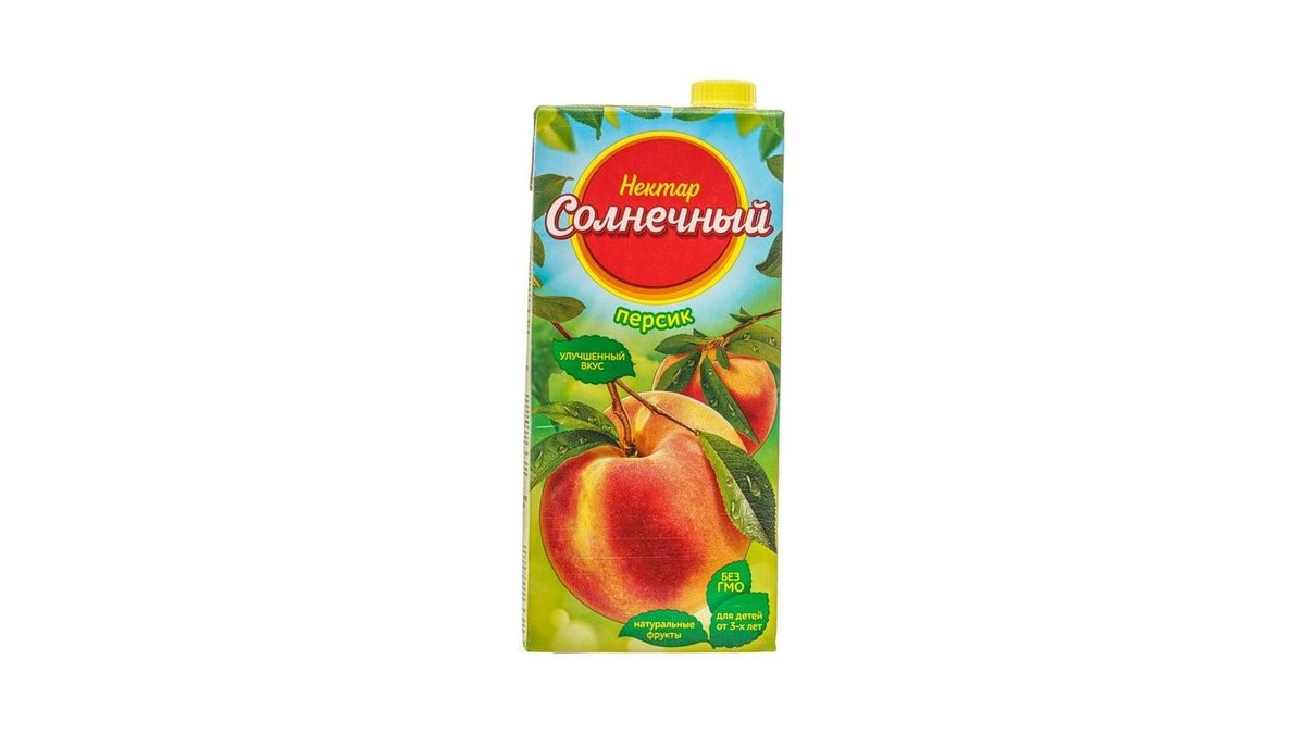 Нектар Солнечный персиковый 0,95 л