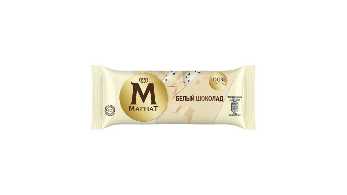 Мороженое Algida Магнат Beyaz белый 75,1 г