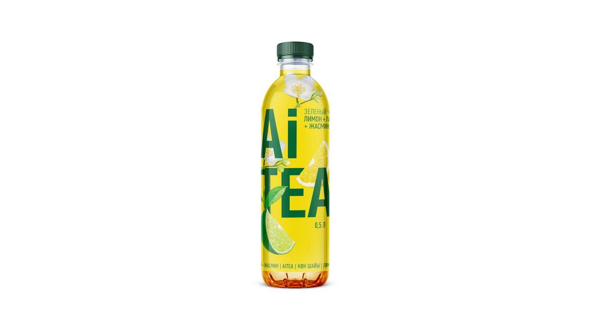 Холодный чай Ai Tea лимон-лайм-жасмин 0,5 л