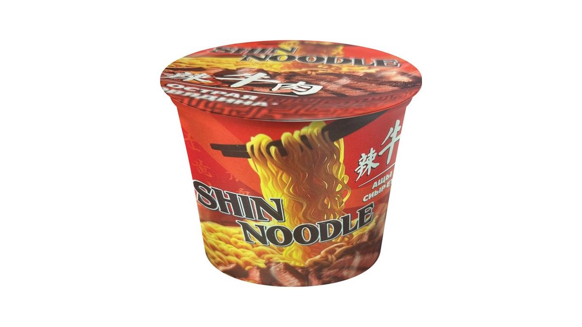 Лапша Shin Noodle с острой говядиной 100 г
