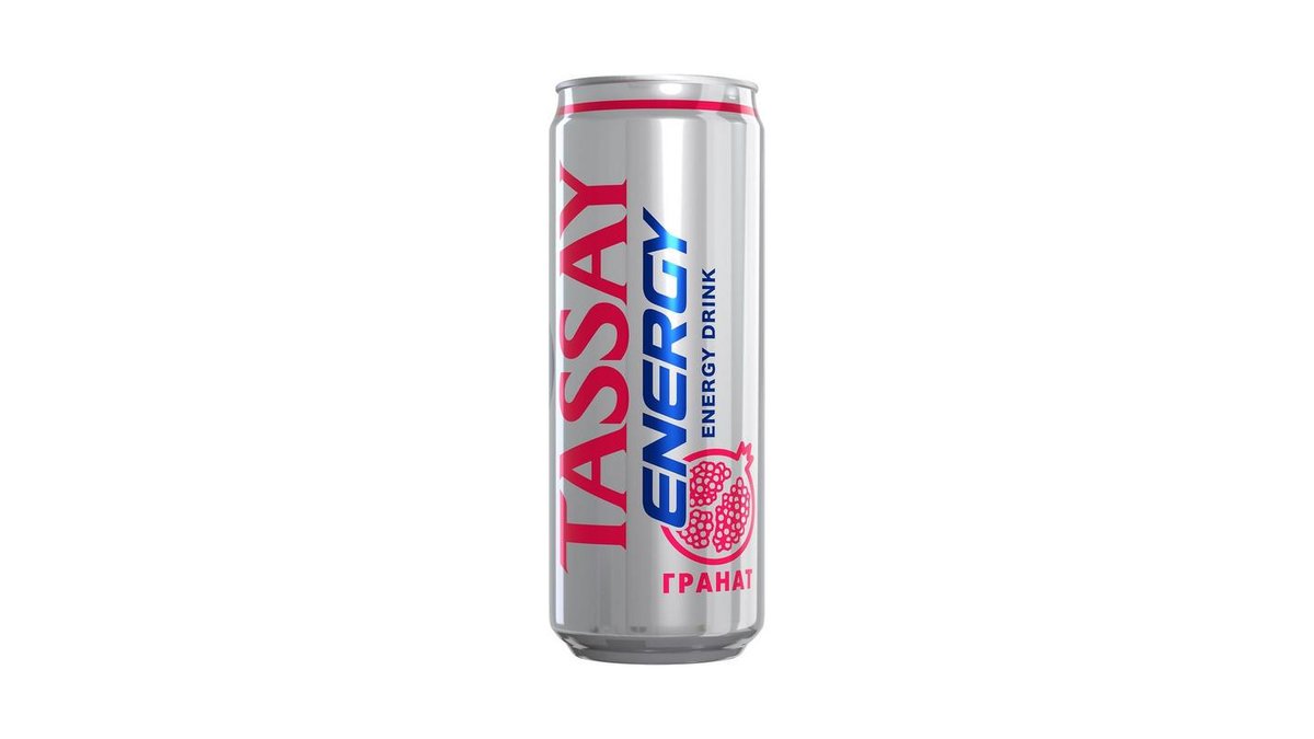 Напиток энергетический Tassay Energy гранат 0,45 л