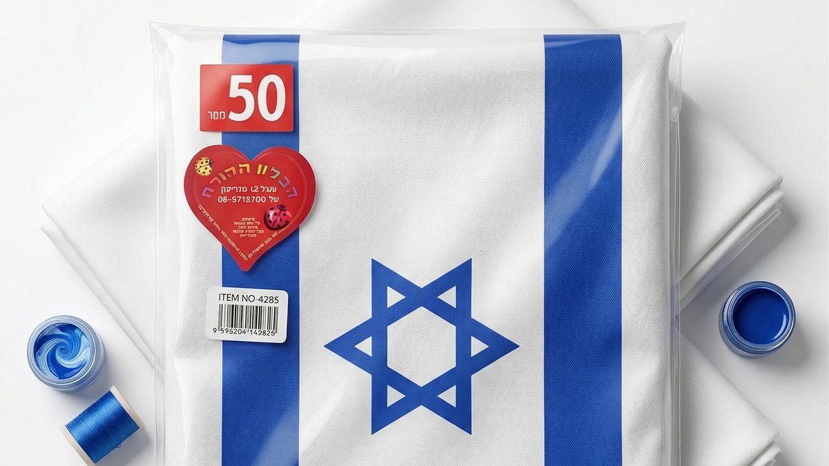 דגל ישראל 50 מטר