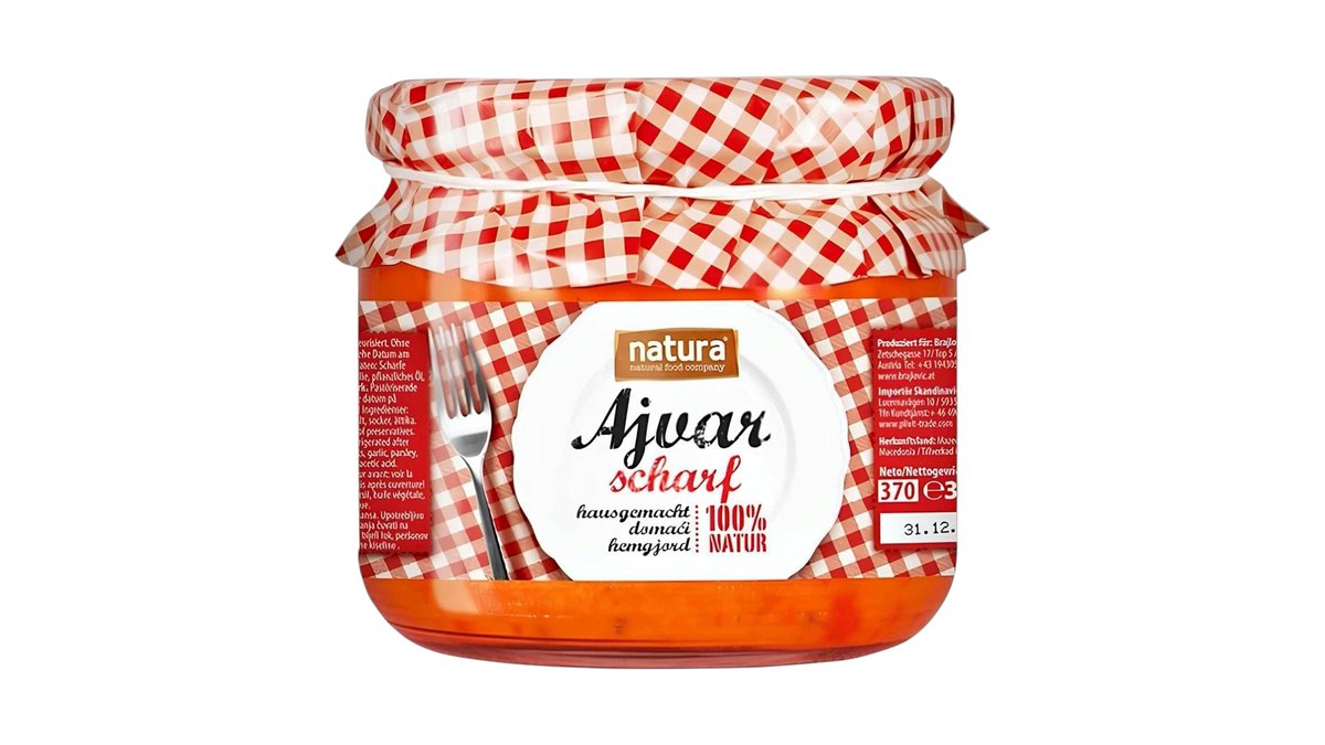 NATURA AJVAR SCHARF 370ML