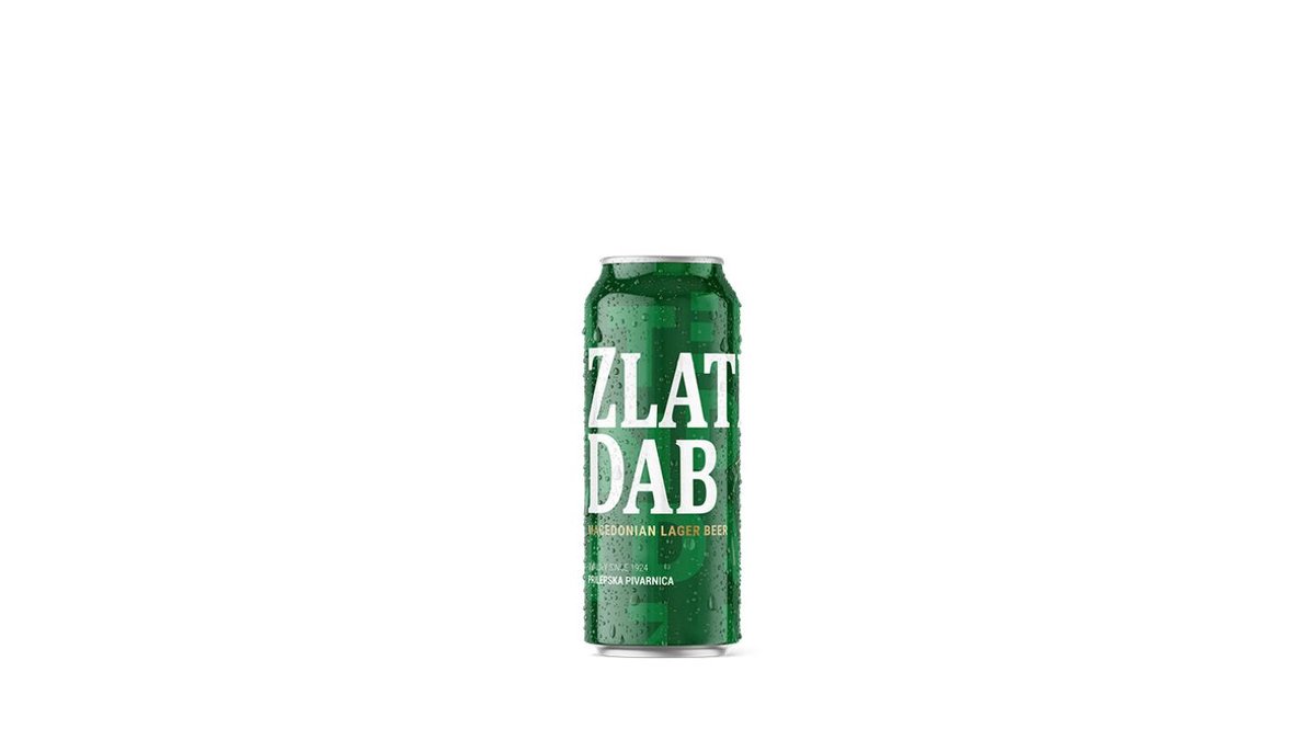 Zlaten dab limenka 0.5L