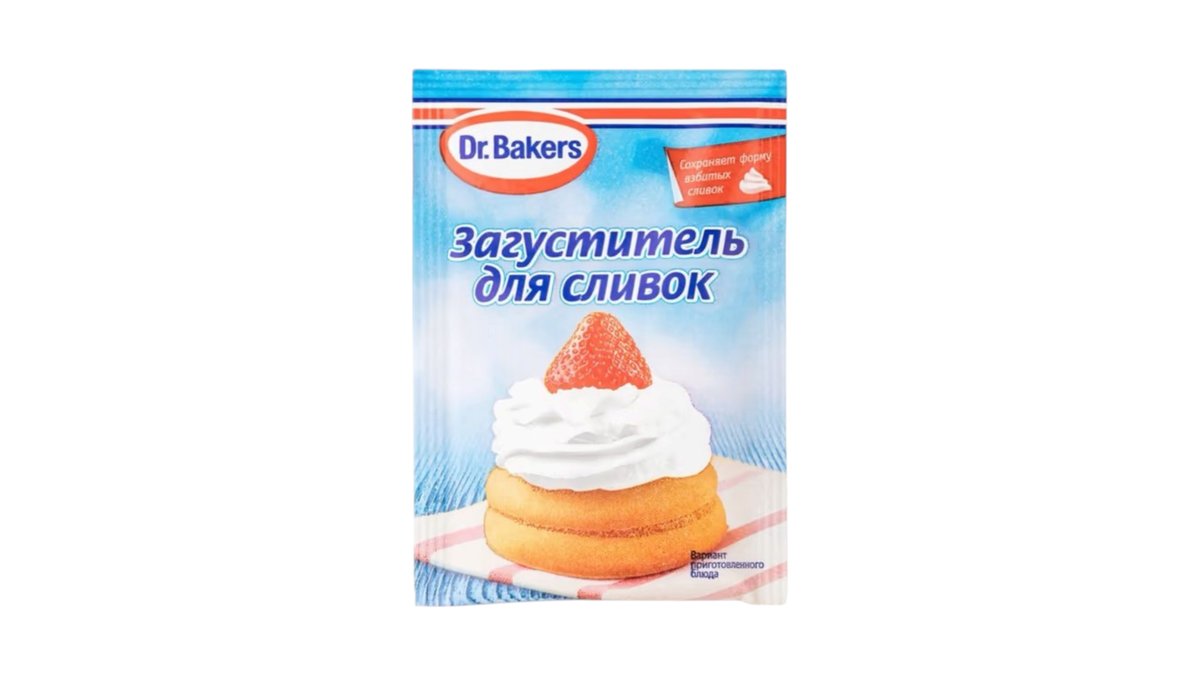 Загуститель dr.bakers 8гр для сливок