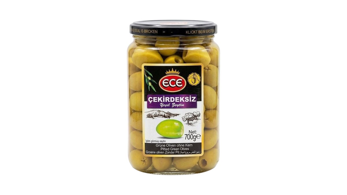 ECE ZELENE OLIVY SEEDLESS 700G