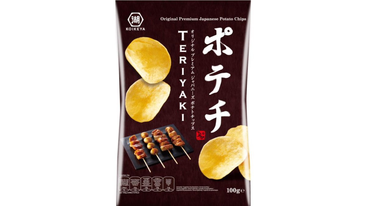 Kartoffelchips m. Teriyaki,100g 100 g