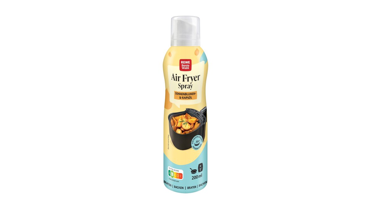 Rewe Beste Wahl Air Fryer Spray Sonnenblumen- & Rapsöl, 200 ml | Wolt Market Charlottenburg