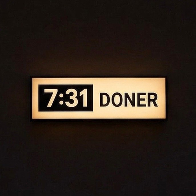 7:31 DONER