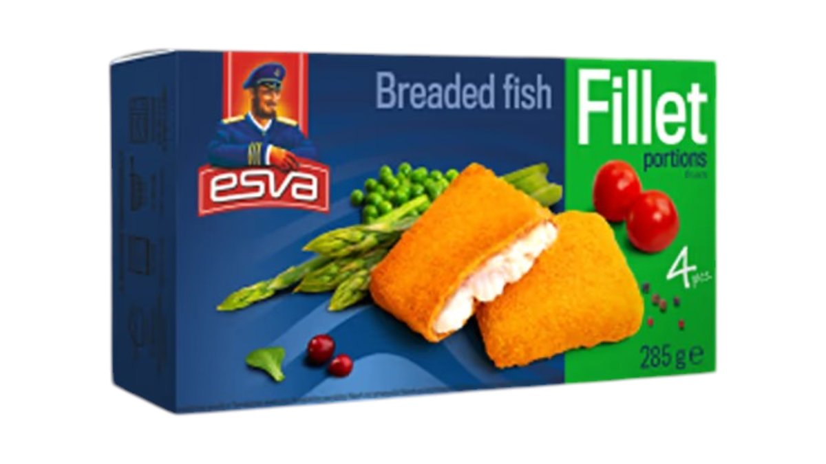 Esva paneeritud kalafileepala 285g külmutatud