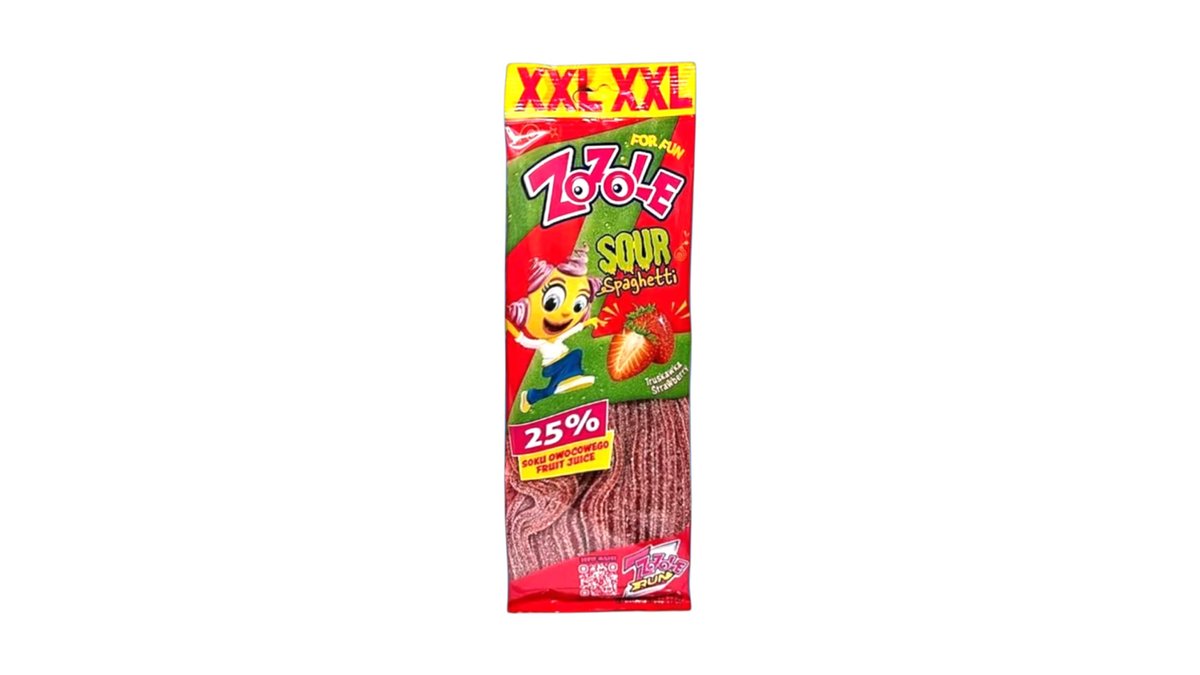 Zozole Strawberry Sour Spaghetti 150g