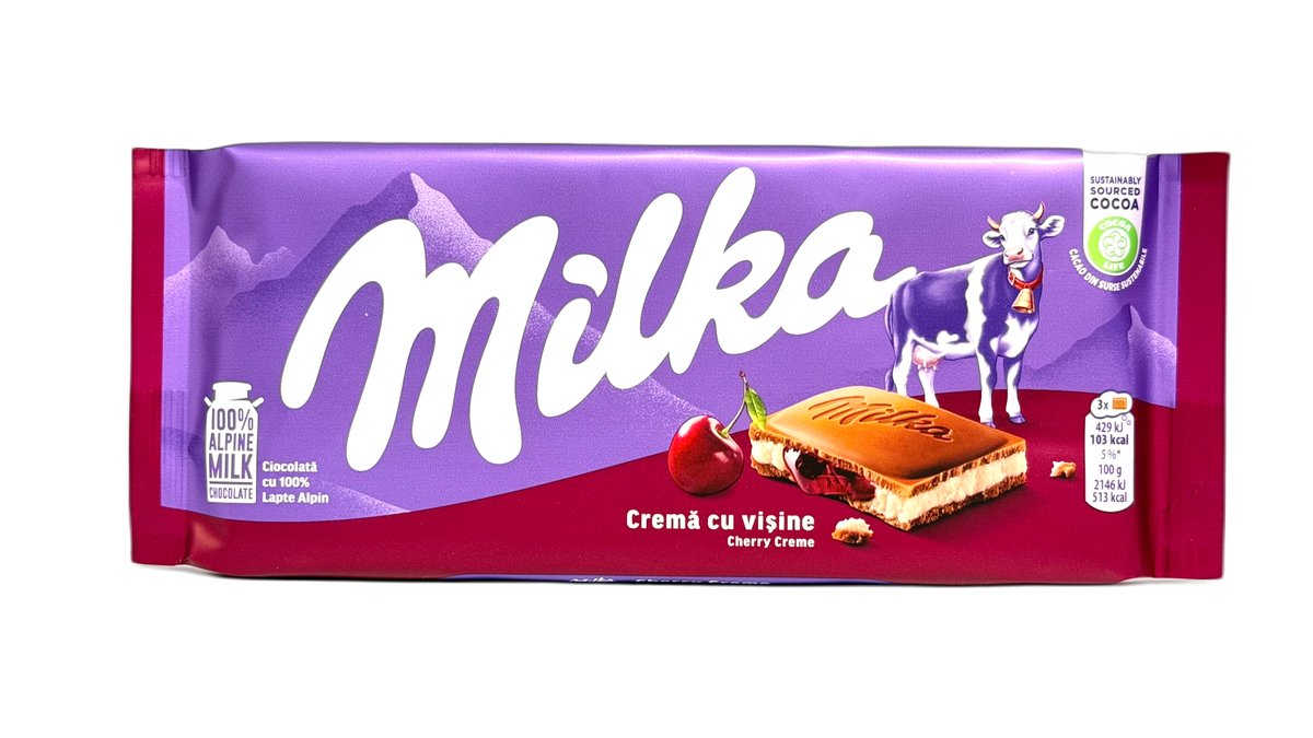 Milka Cherry Creme 100g