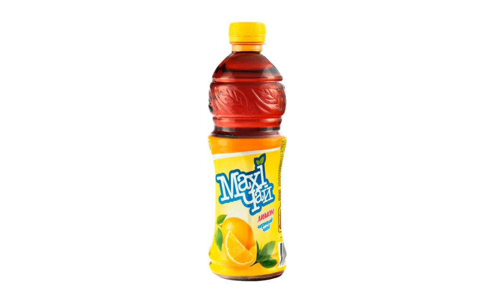 Холодный чай Maxi Tea черный с лимоном 0,45 л