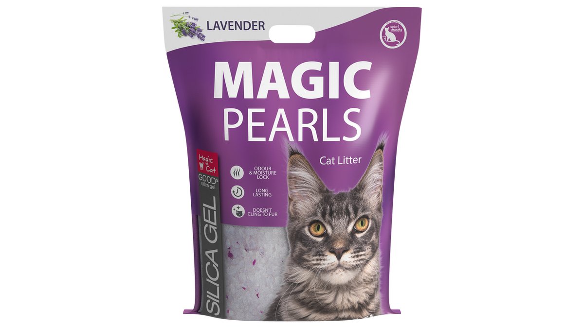 Magic cat Kočkolit Pearls Lavender 6.3 kg