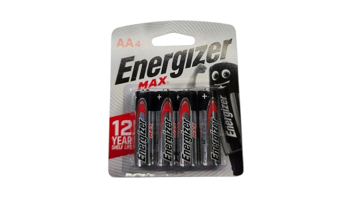 סוללות אלקליין Energizer MAX AA חזקות במיוחד (מארז 4 יחידות) 🔋 טמבוריה בשפירא