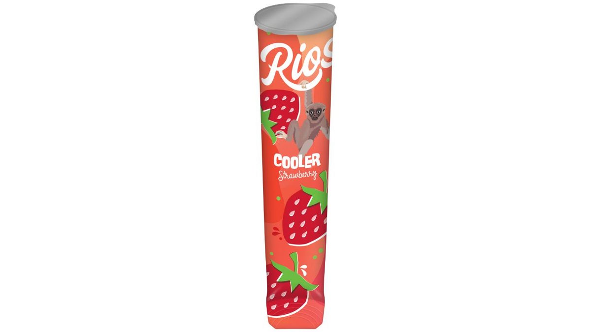 Rios Cooler mražený krém ovocný jahodový 110ml