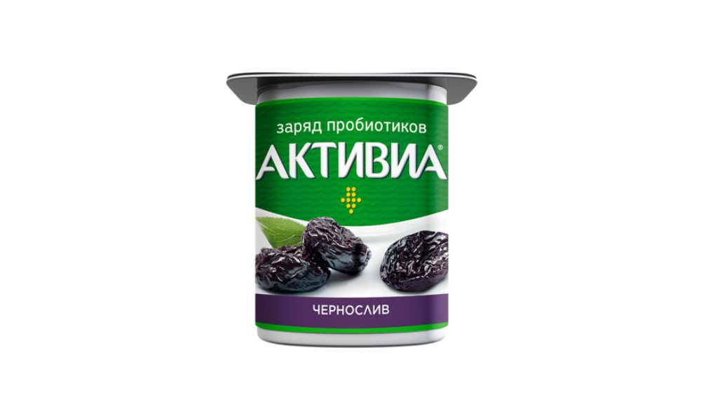 Йогурт DANONE Густой Активиа чернослив 2,9% 110г п/у