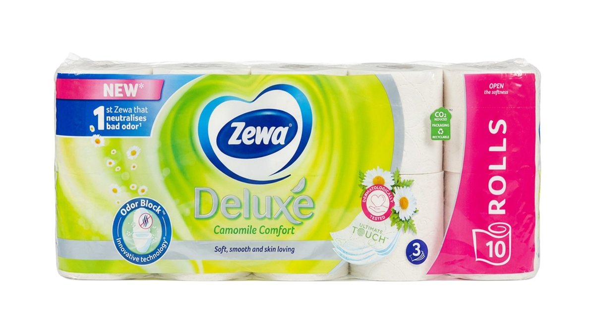 Zewa Deluxe Camomile Comfort 10rolls
