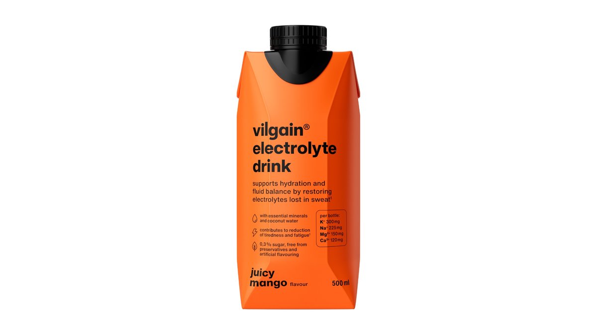 Vilgain Electrolyte drink šťavnaté mango, 500 ml