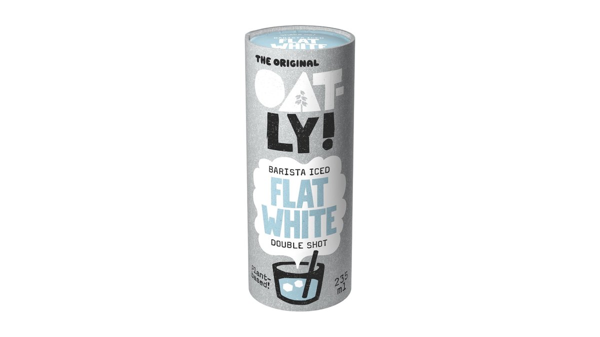 Oatly Barista Iced flat white, 235 ml