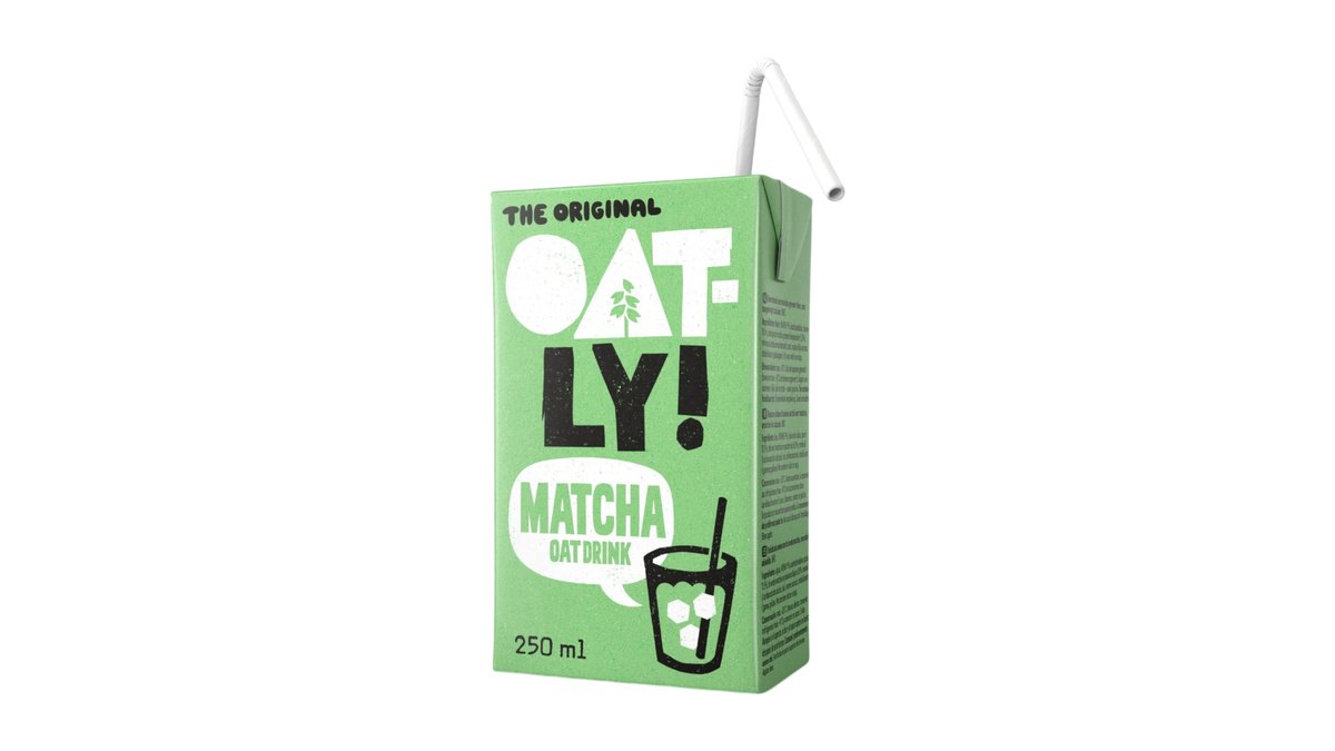 Oatly Ovsený nápoj Matcha, 250 ml