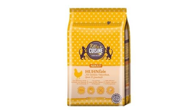 Kitty's Cuisine Trockenfutter Katze Adult Huhnliebe mit kstlichem  Hhnerfleisch, Spinat und Granatapfel 1x2 kg | Fressnapf - Dsseldorf  Stadtmitte | Wolt