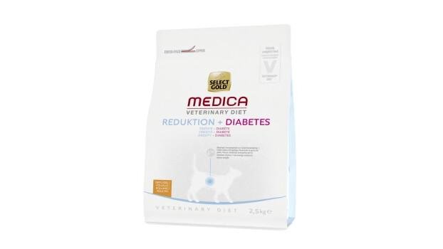 SELECT GOLD Medica Trockenfutter Katze, Adult, Reduktion+Diabetes 1x2.5 kg  | Fressnapf - Dsseldorf Lierenfeld | Wolt