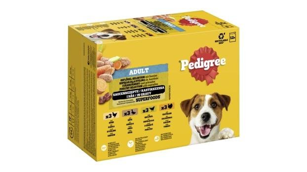 Pedigree Nassfutter Hund Adult, Multipack, Geflgel-Selektion, in Sauce  12x100 g | Fressnapf Trudering | Wolt