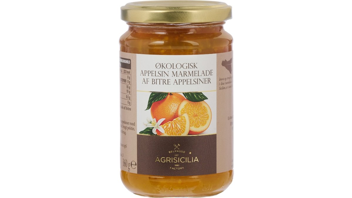 Appelsinmarmelade øko 360 g
