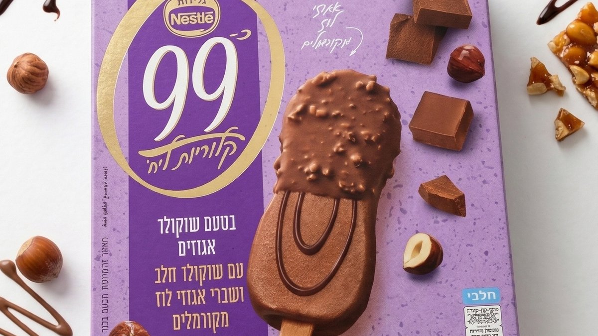 שלגונים בטעם שוקולד אגוזים