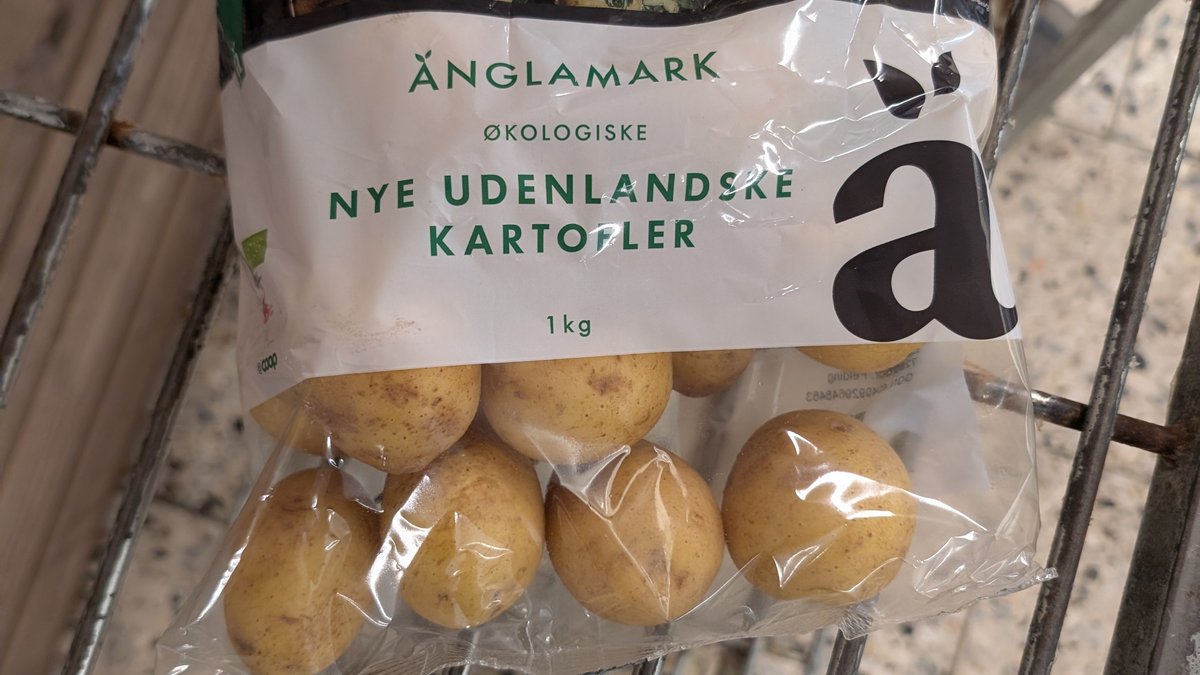 Økologiske Nye Danske Kartofler 1 Kg.