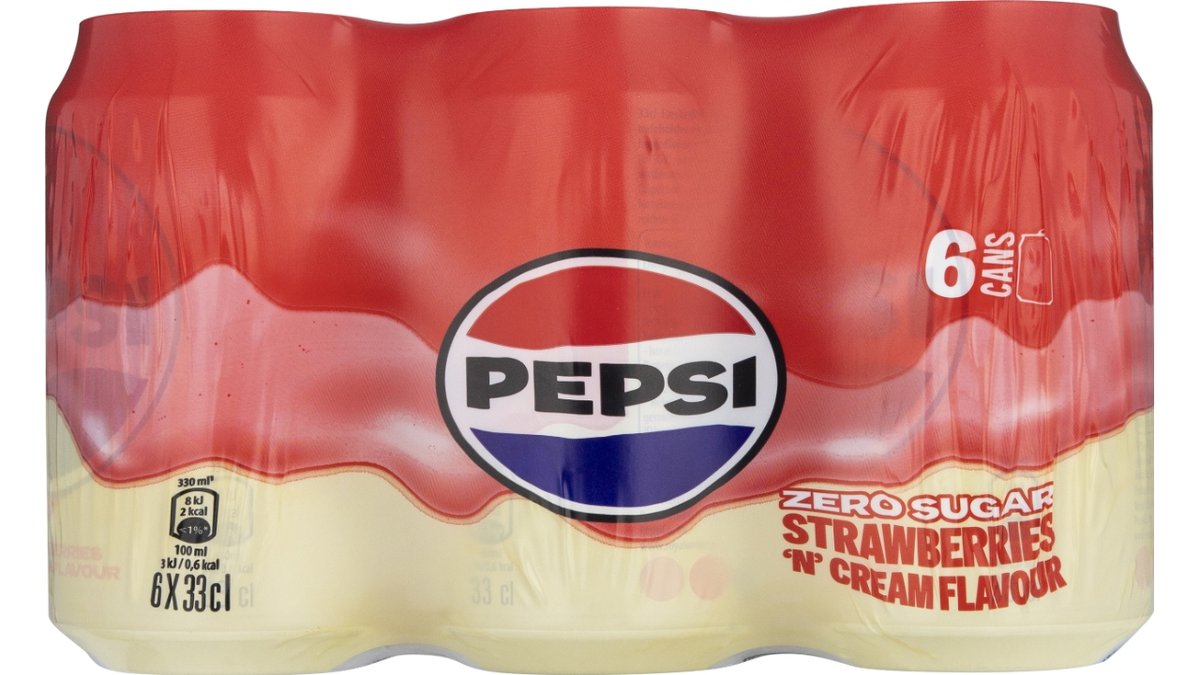 Pepsi Tasty Strawb. 6 x 33 cl 1980 ml