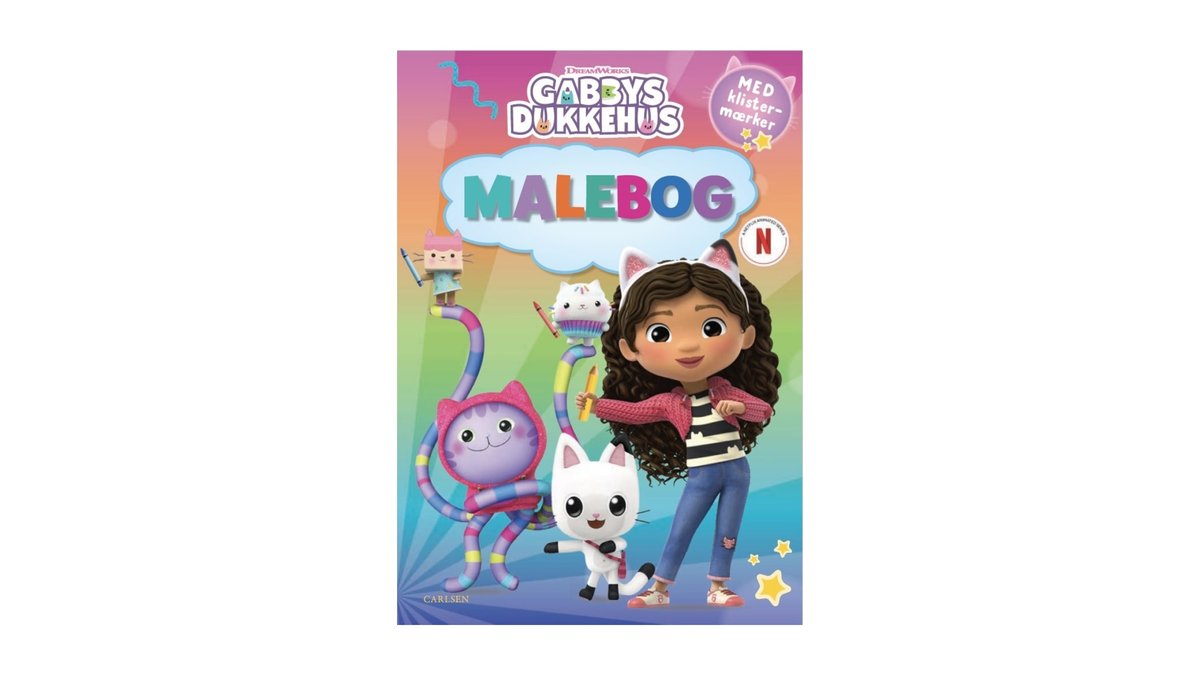 Gabbys Dukkehus malebog 1 stk.