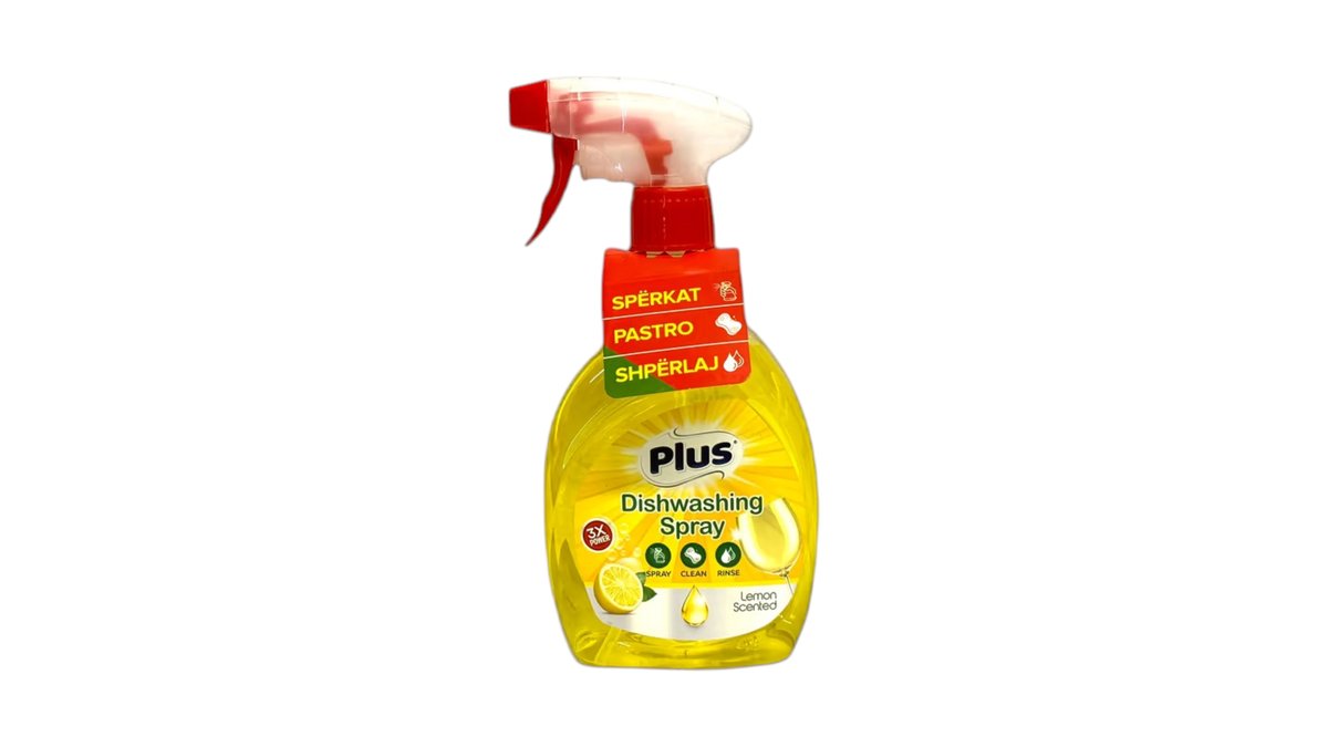 Plus Dishwashing Spray Lemon